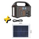 TurboMax™ – Generador de Energía Portátil con Placa Solar
